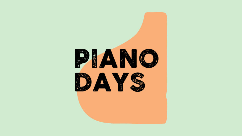 PianoDays 2022 logo oranje lichtgroen